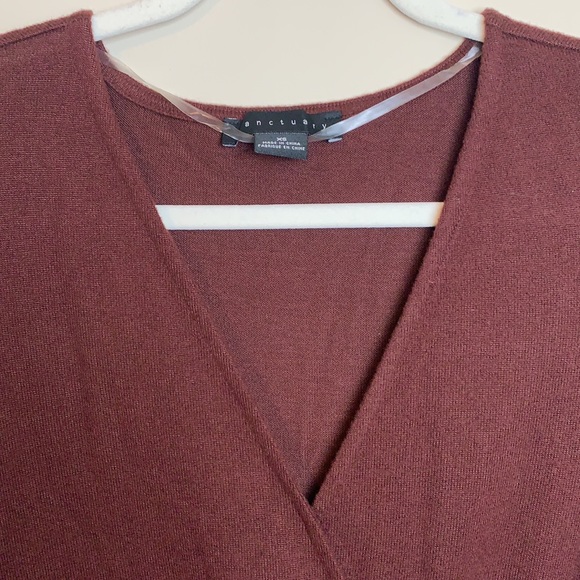 NWOT Sanctuary V Neck Wrap Style Dress - Picture 5 of 6